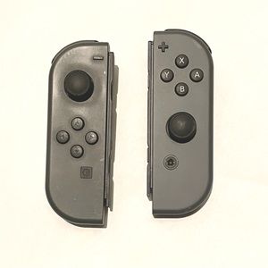Gray Nintendo Switch Controllers